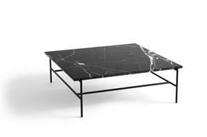 HAY - REBAR COFFEE TABLE - L100 X B104 X H33 - BLACK MARBLE